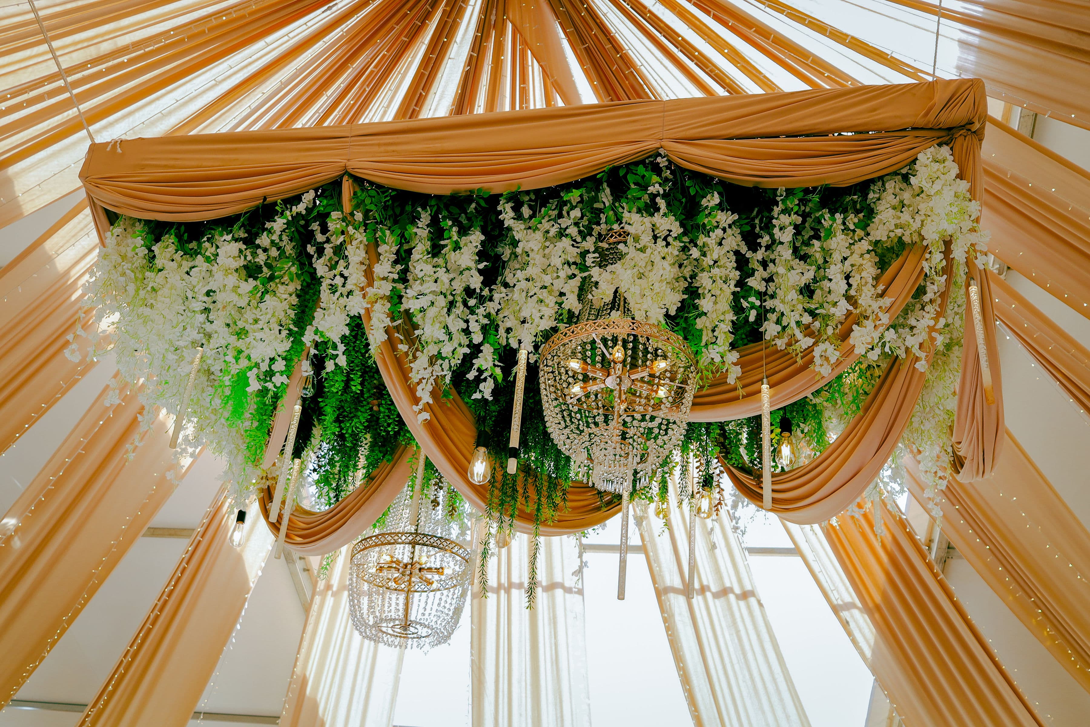Fairy light canopy