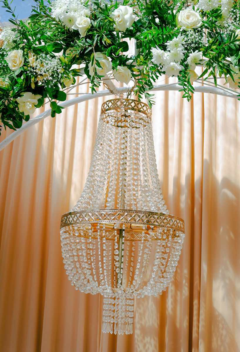 Hanging globe lights