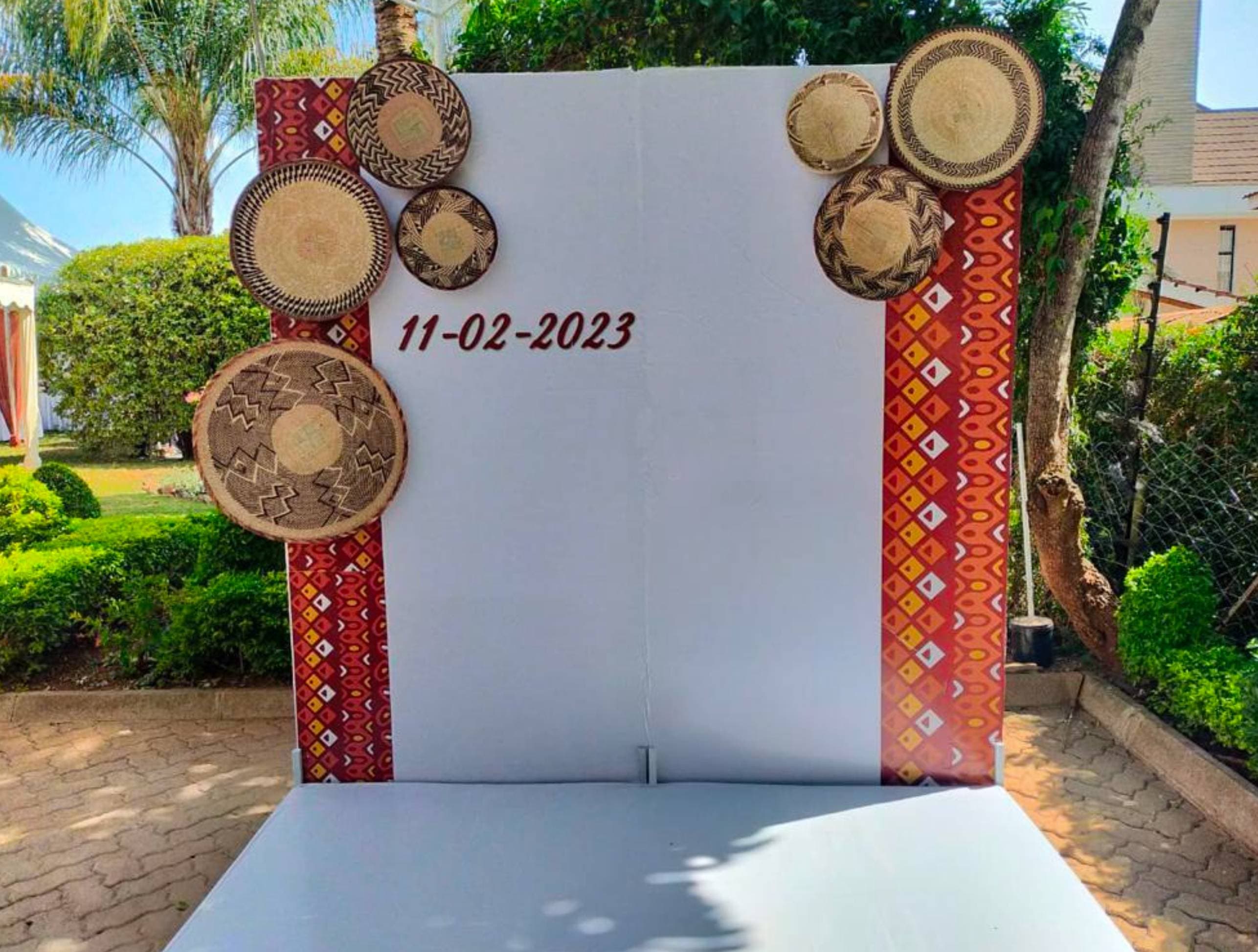 Cultural wedding setup