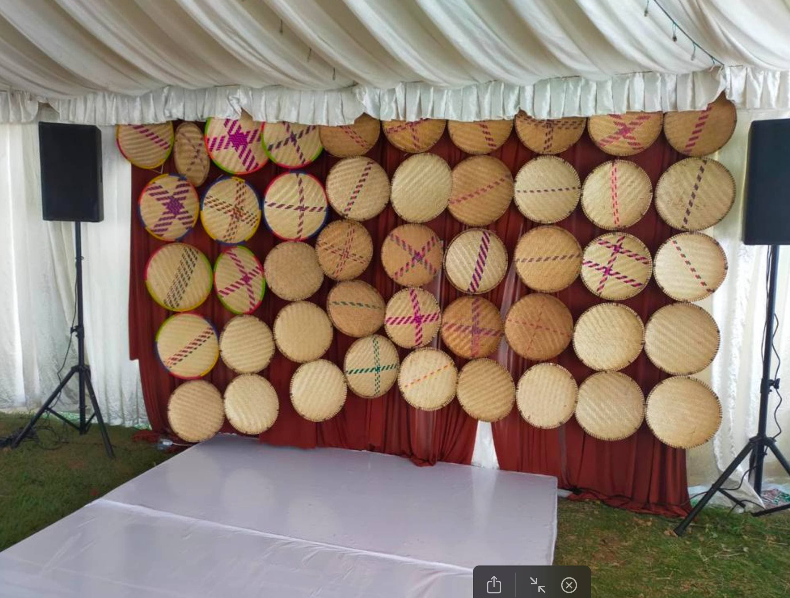Traditional tent decoration