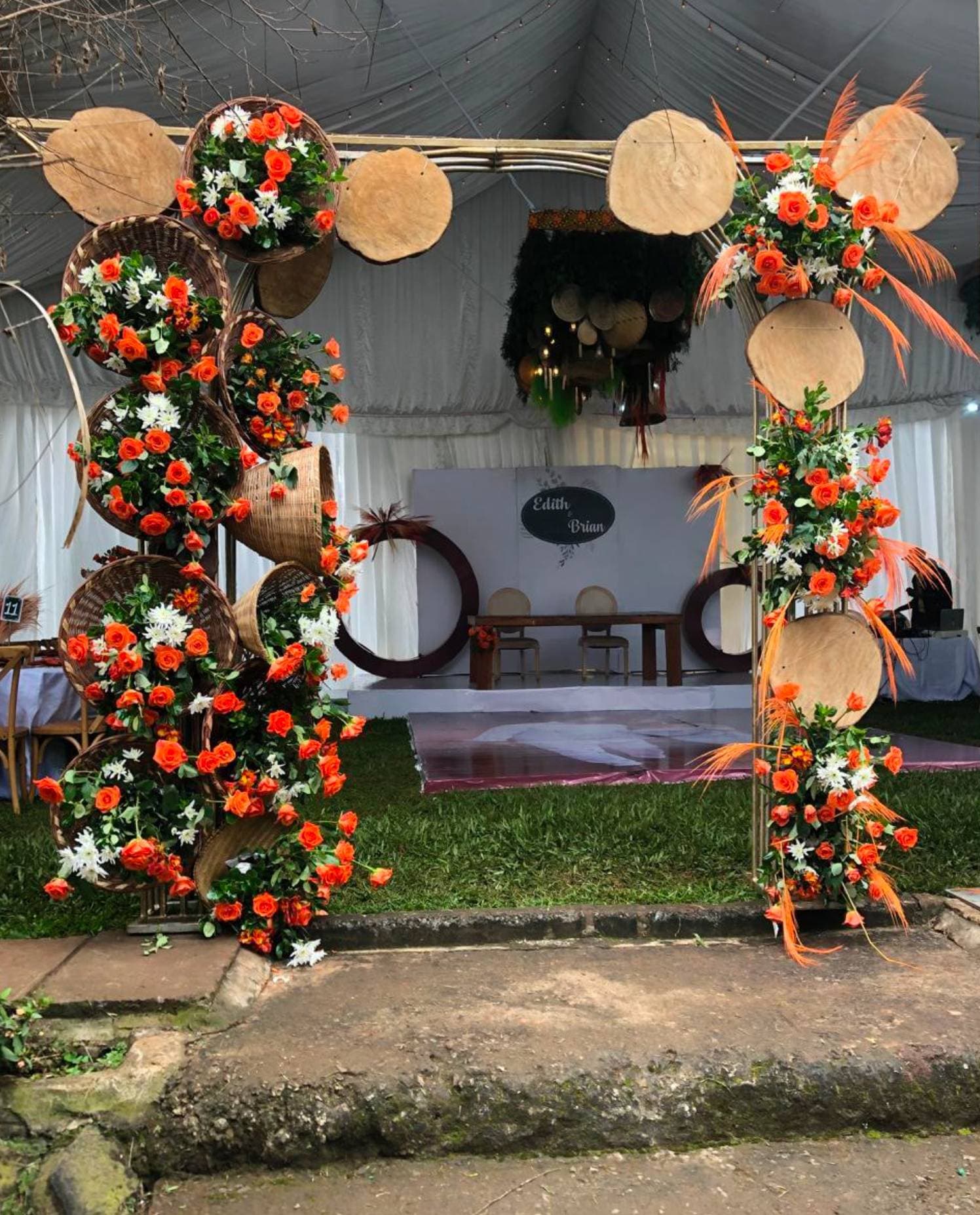 Floating candle centrepiece