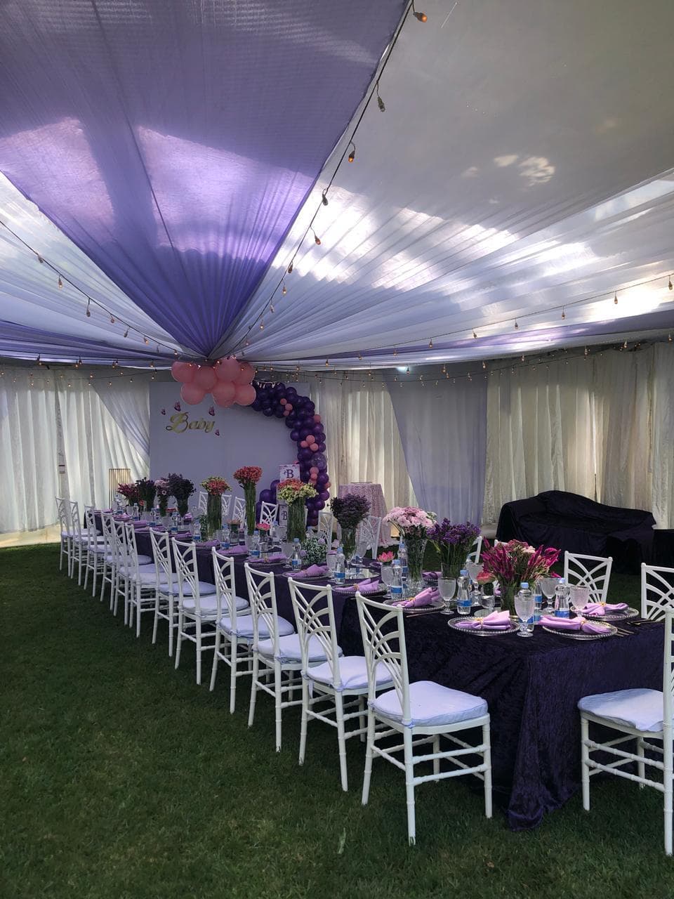 Reception lounge area
